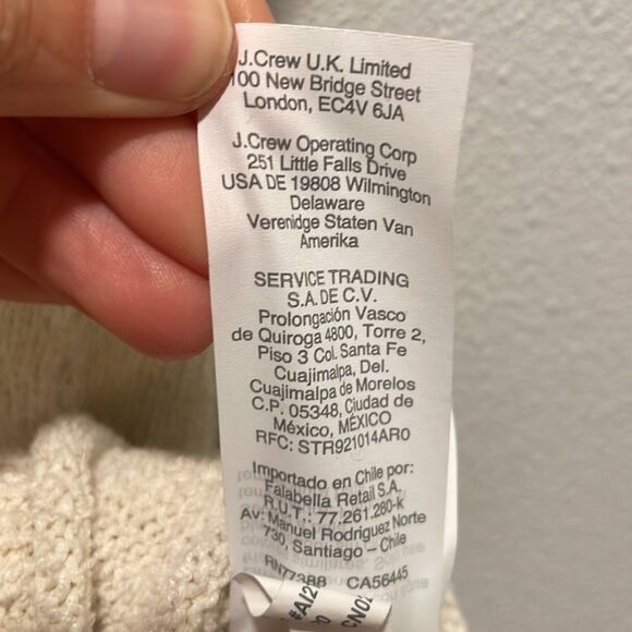 Madewell woman’s cream and red short sleeve sweater - Picture 13 of 13